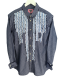 Tabetha Shirt - Medium (Blue check)