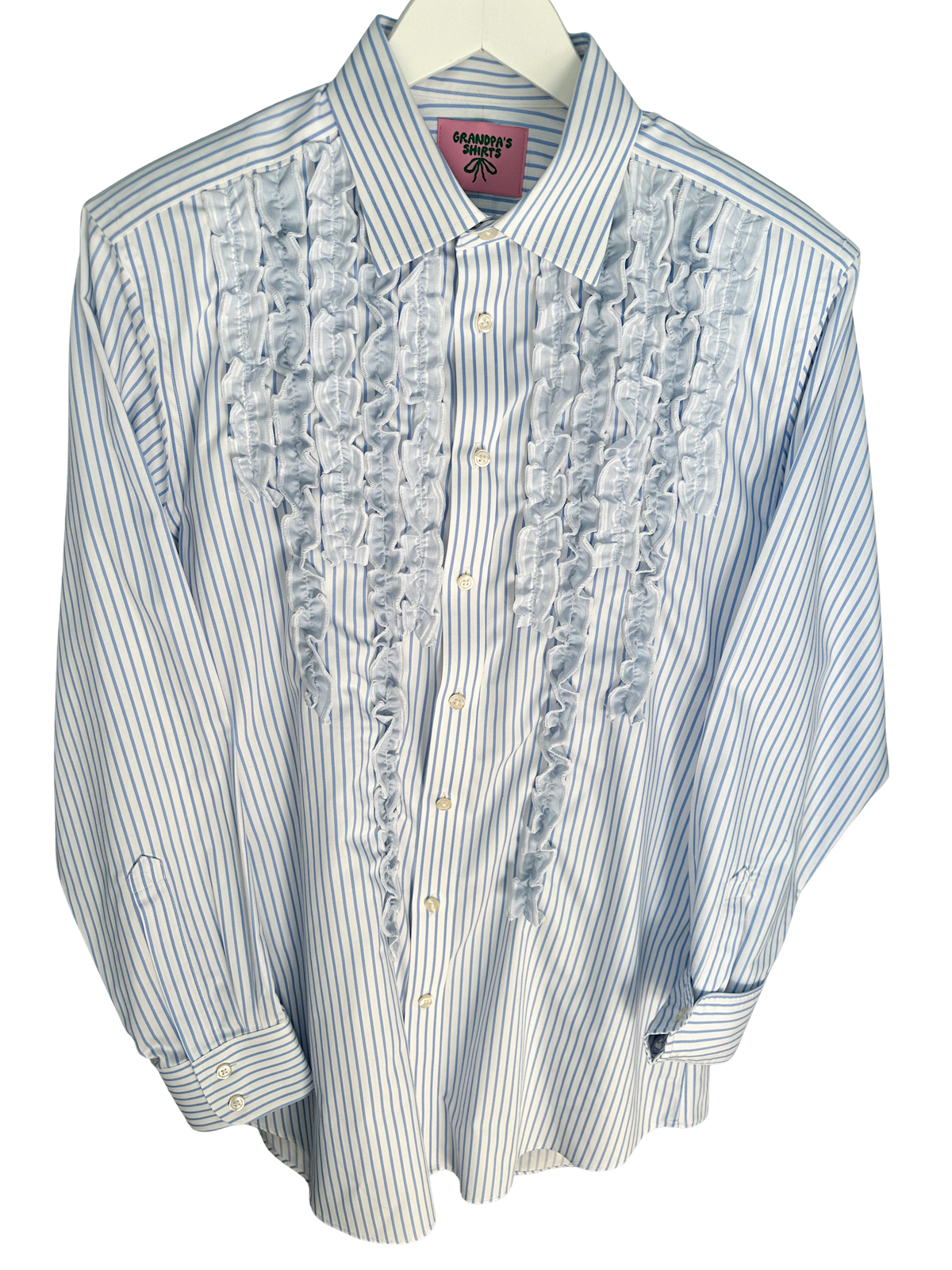 Tabetha Shirt - Small (Blue Stripe )