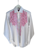 Tabetha Shirt - Medium (White and Pink)