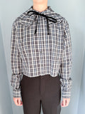 Lily Shirt - Blue and Black Check.