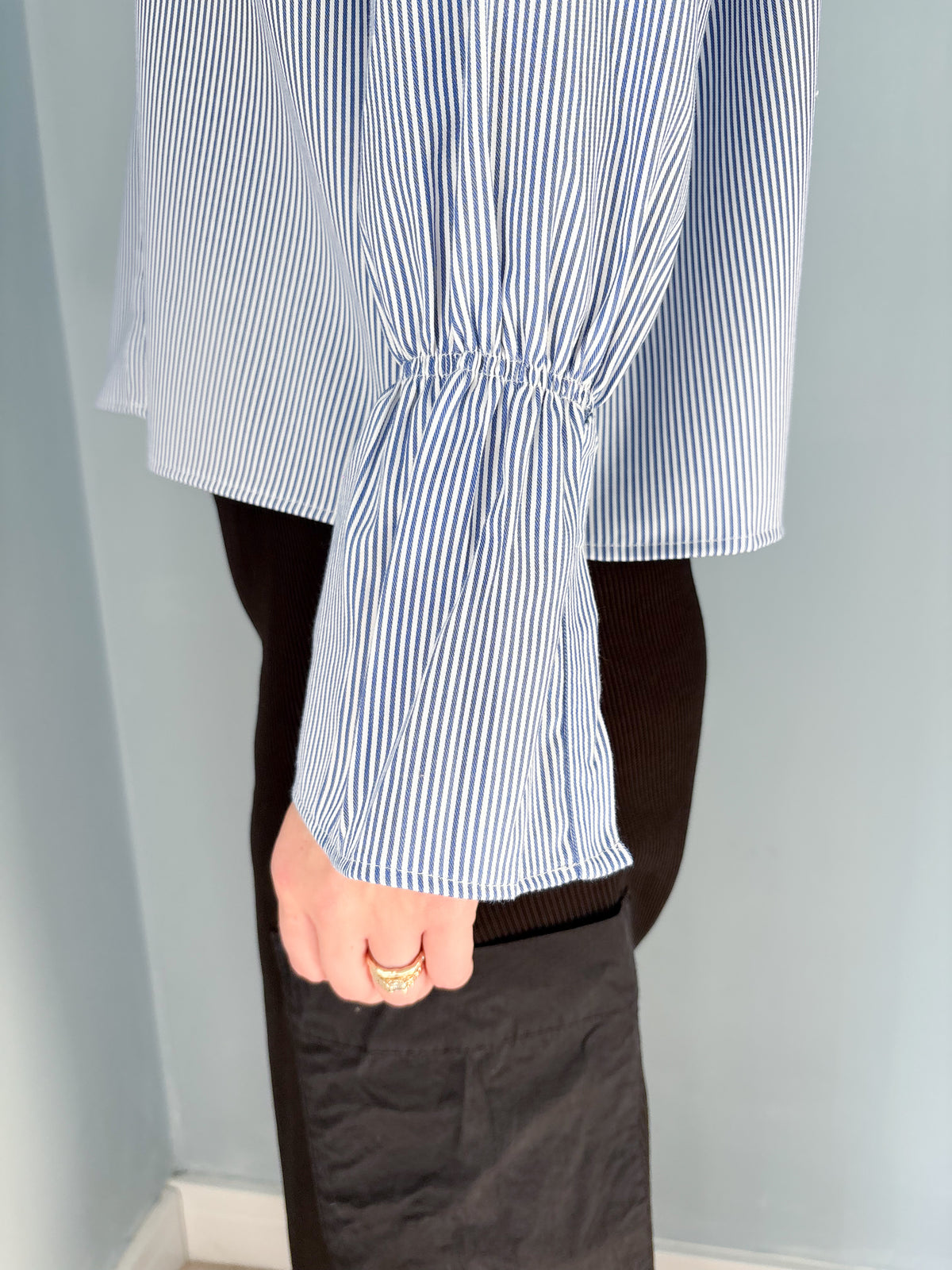 Lily Shirt - Blue Stripe