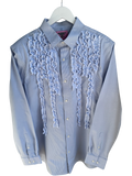 Tabetha Shirt - Medium (Blue Stripe)